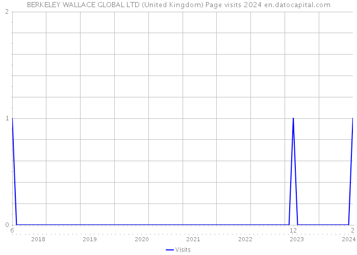 BERKELEY WALLACE GLOBAL LTD (United Kingdom) Page visits 2024 
