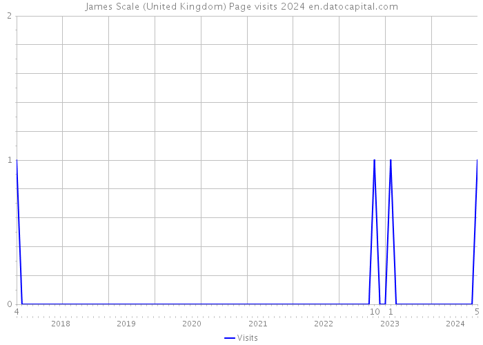 James Scale (United Kingdom) Page visits 2024 