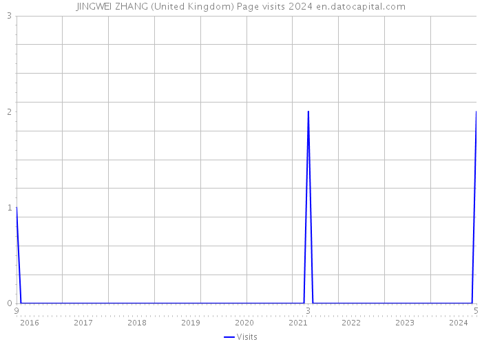 JINGWEI ZHANG (United Kingdom) Page visits 2024 