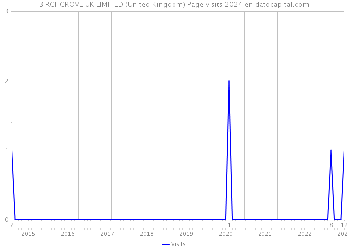 BIRCHGROVE UK LIMITED (United Kingdom) Page visits 2024 