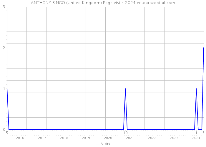 ANTHONY BINGO (United Kingdom) Page visits 2024 