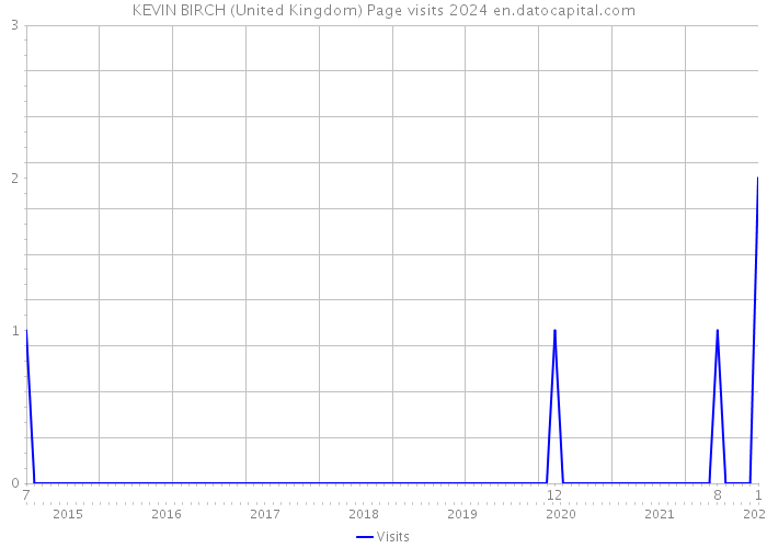 KEVIN BIRCH (United Kingdom) Page visits 2024 