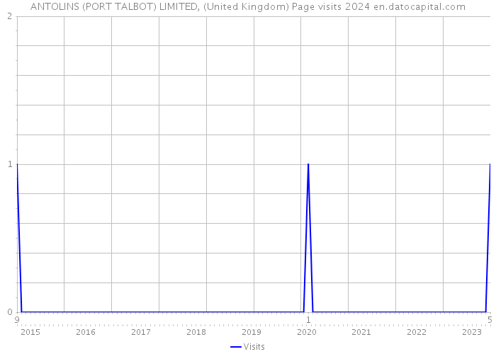 ANTOLINS (PORT TALBOT) LIMITED, (United Kingdom) Page visits 2024 