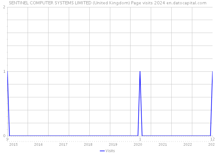 SENTINEL COMPUTER SYSTEMS LIMITED (United Kingdom) Page visits 2024 