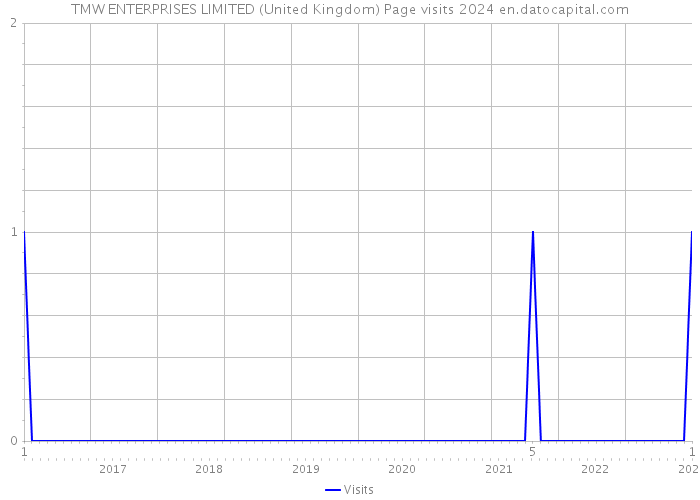 TMW ENTERPRISES LIMITED (United Kingdom) Page visits 2024 