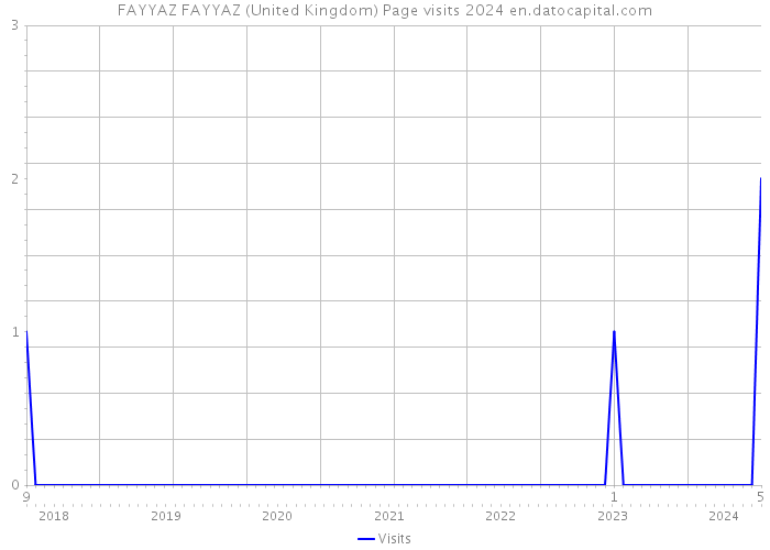 FAYYAZ FAYYAZ (United Kingdom) Page visits 2024 