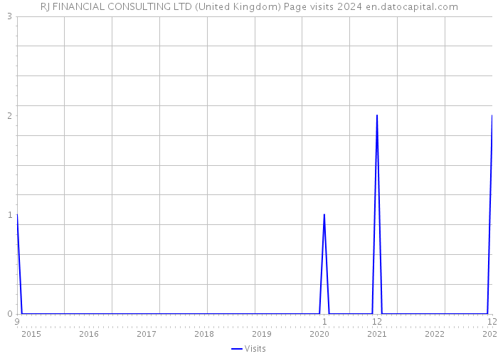 RJ FINANCIAL CONSULTING LTD (United Kingdom) Page visits 2024 