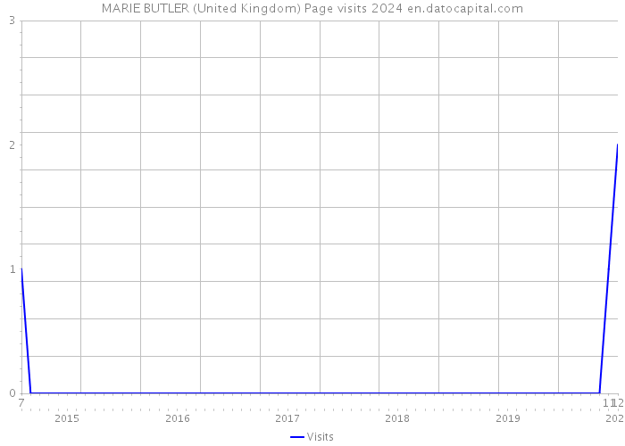 MARIE BUTLER (United Kingdom) Page visits 2024 
