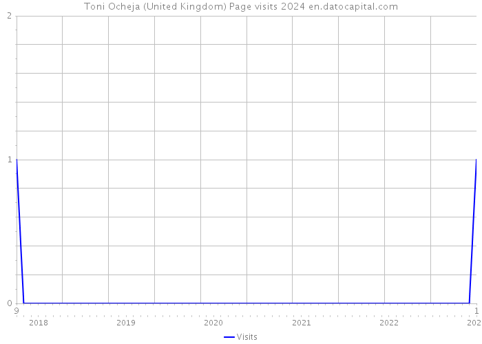Toni Ocheja (United Kingdom) Page visits 2024 