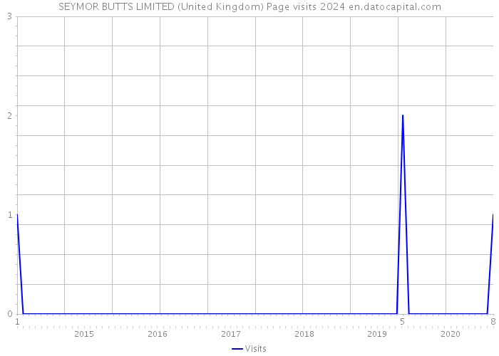 SEYMOR BUTTS LIMITED (United Kingdom) Page visits 2024 
