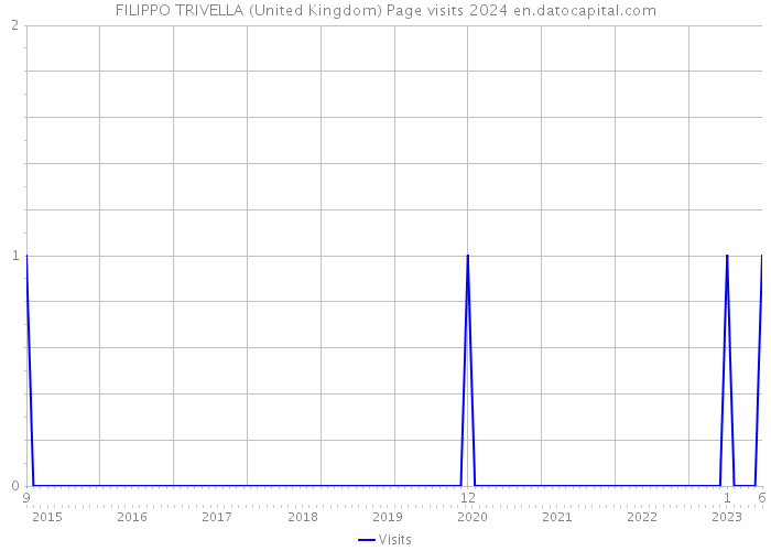 FILIPPO TRIVELLA (United Kingdom) Page visits 2024 