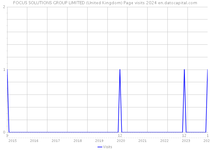 FOCUS SOLUTIONS GROUP LIMITED (United Kingdom) Page visits 2024 