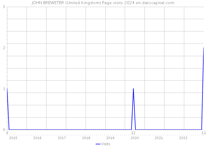 JOHN BREWSTER (United Kingdom) Page visits 2024 