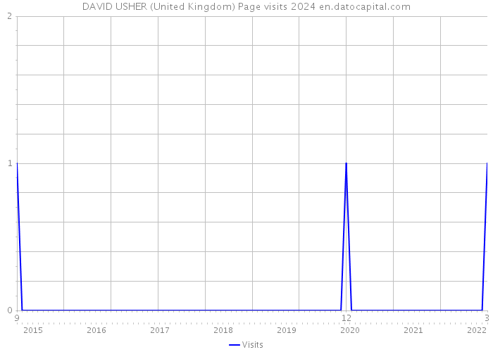 DAVID USHER (United Kingdom) Page visits 2024 