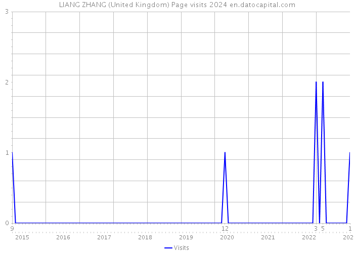 LIANG ZHANG (United Kingdom) Page visits 2024 