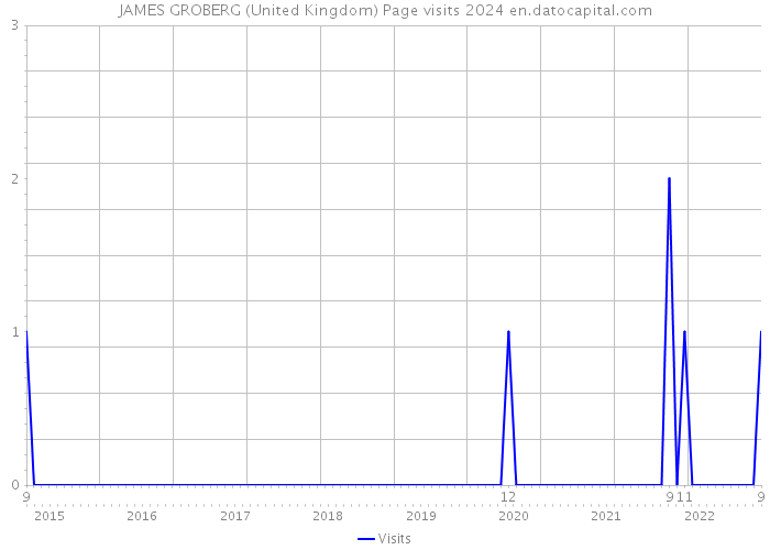 JAMES GROBERG (United Kingdom) Page visits 2024 