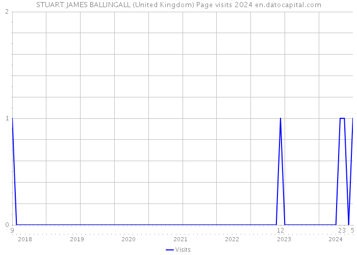STUART JAMES BALLINGALL (United Kingdom) Page visits 2024 