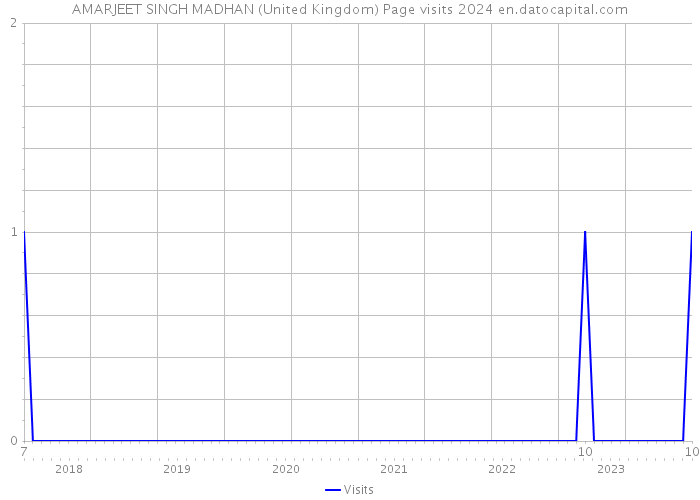 AMARJEET SINGH MADHAN (United Kingdom) Page visits 2024 