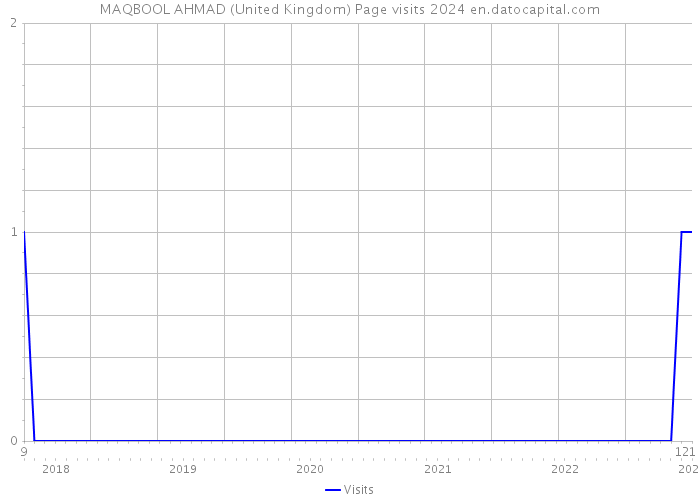 MAQBOOL AHMAD (United Kingdom) Page visits 2024 
