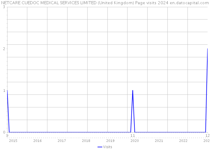 NETCARE CUEDOC MEDICAL SERVICES LIMITED (United Kingdom) Page visits 2024 