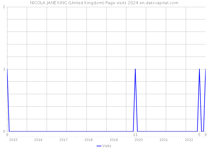 NICOLA JANE KING (United Kingdom) Page visits 2024 