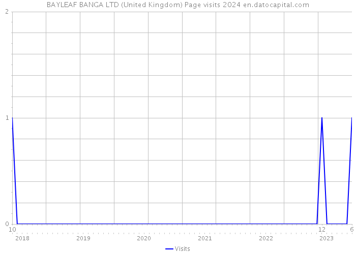 BAYLEAF BANGA LTD (United Kingdom) Page visits 2024 
