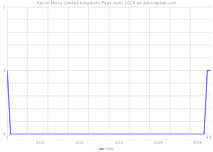 Aaron Minta (United Kingdom) Page visits 2024 