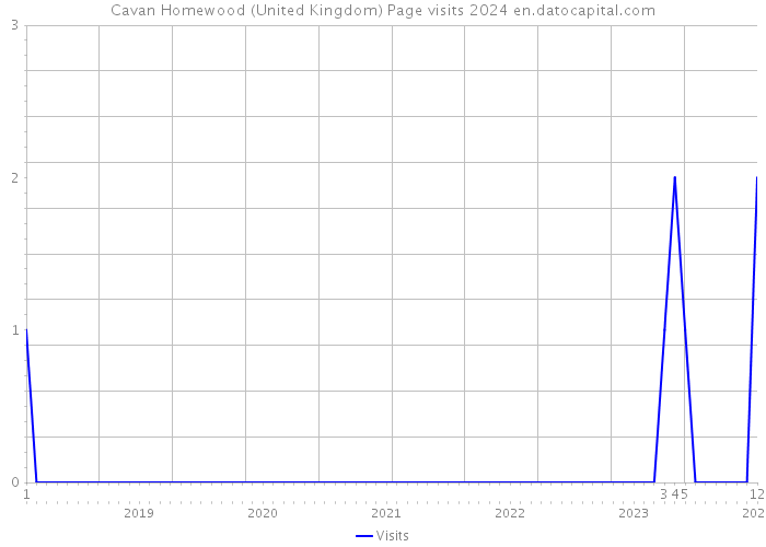 Cavan Homewood (United Kingdom) Page visits 2024 