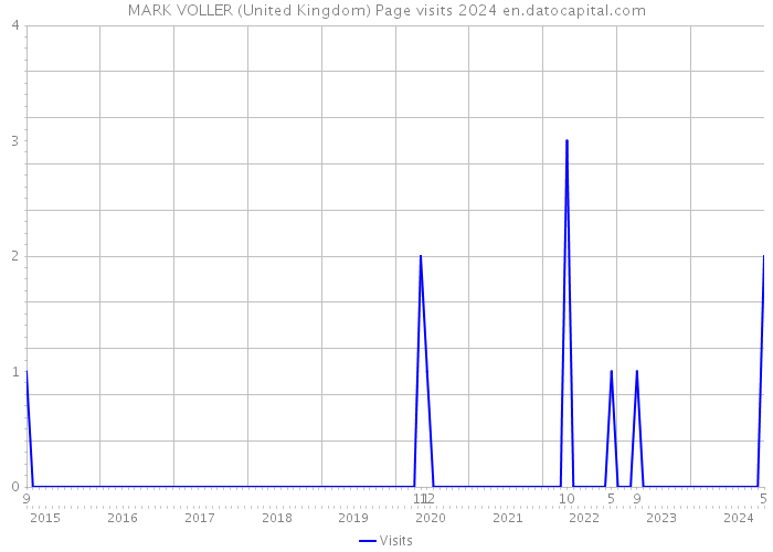 MARK VOLLER (United Kingdom) Page visits 2024 