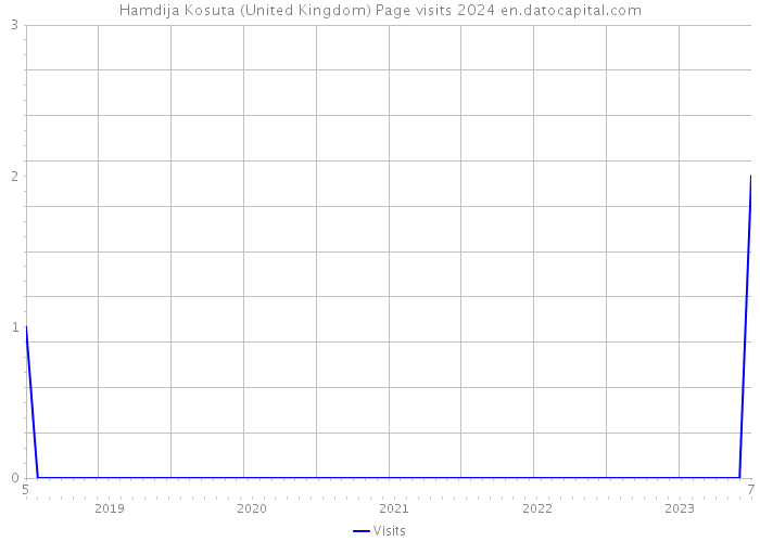 Hamdija Kosuta (United Kingdom) Page visits 2024 