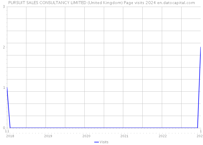 PURSUIT SALES CONSULTANCY LIMITED (United Kingdom) Page visits 2024 