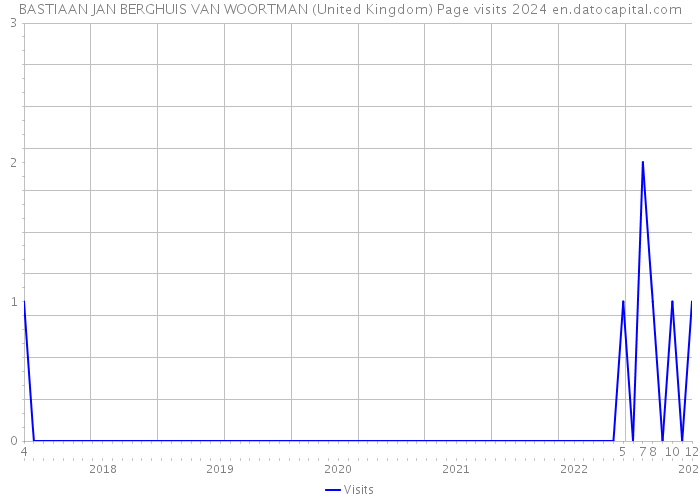 BASTIAAN JAN BERGHUIS VAN WOORTMAN (United Kingdom) Page visits 2024 