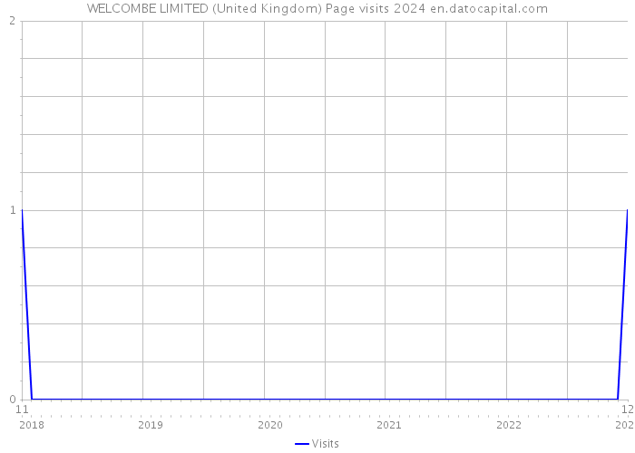 WELCOMBE LIMITED (United Kingdom) Page visits 2024 