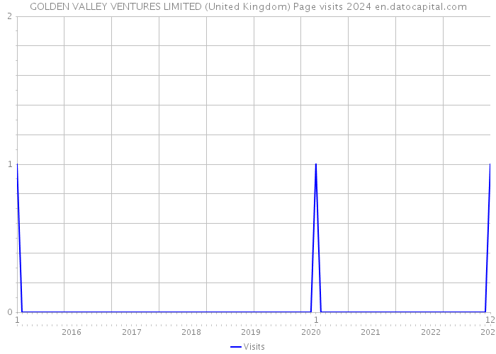 GOLDEN VALLEY VENTURES LIMITED (United Kingdom) Page visits 2024 
