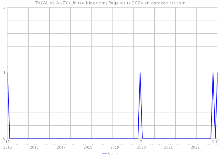 TALAL AL ANZY (United Kingdom) Page visits 2024 
