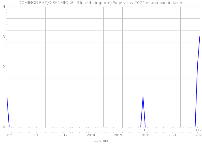 DOMINGO FATJO SANMIQUEL (United Kingdom) Page visits 2024 