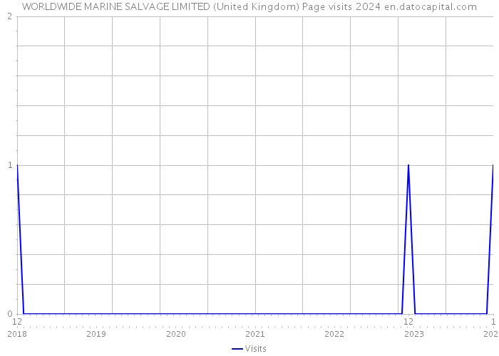 WORLDWIDE MARINE SALVAGE LIMITED (United Kingdom) Page visits 2024 