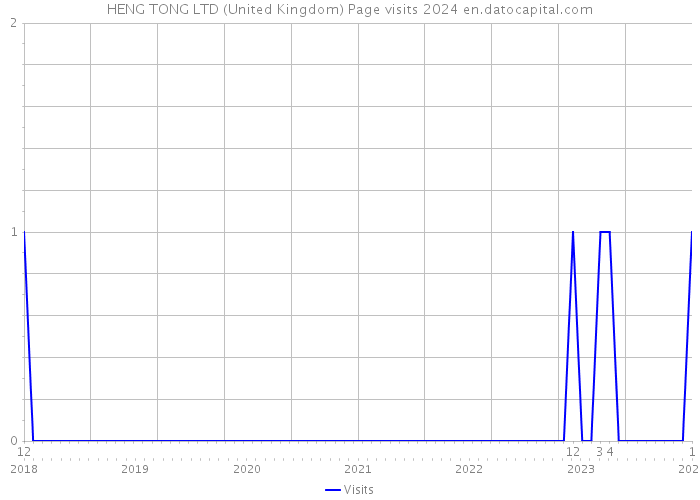 HENG TONG LTD (United Kingdom) Page visits 2024 