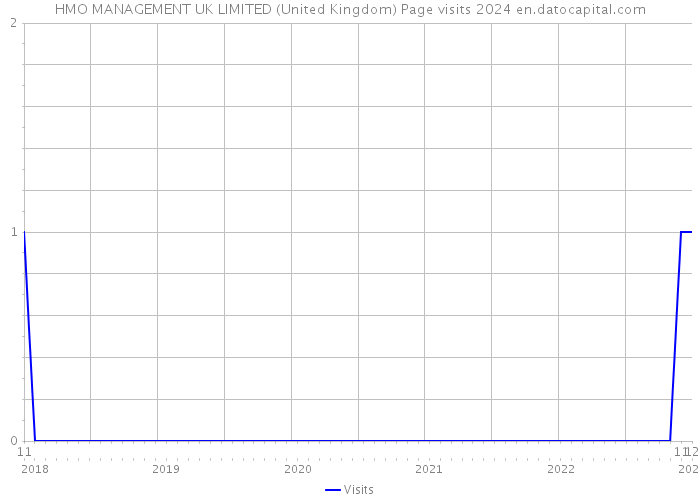 HMO MANAGEMENT UK LIMITED (United Kingdom) Page visits 2024 