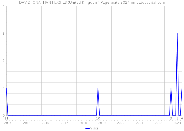 DAVID JONATHAN HUGHES (United Kingdom) Page visits 2024 