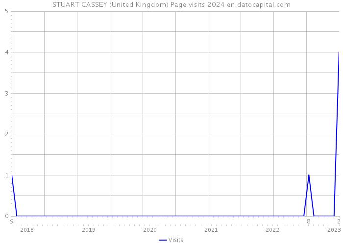 STUART CASSEY (United Kingdom) Page visits 2024 