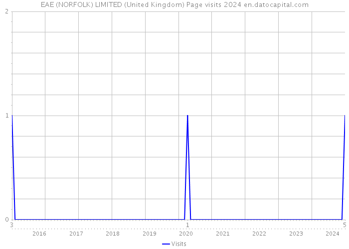 EAE (NORFOLK) LIMITED (United Kingdom) Page visits 2024 