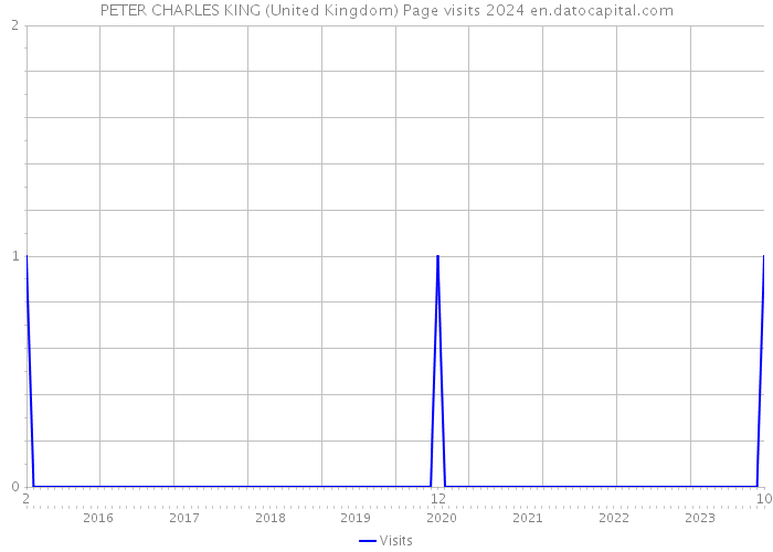 PETER CHARLES KING (United Kingdom) Page visits 2024 