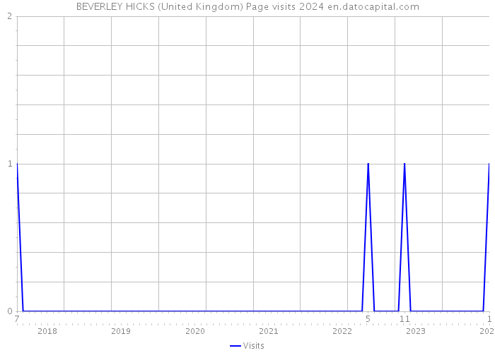 BEVERLEY HICKS (United Kingdom) Page visits 2024 