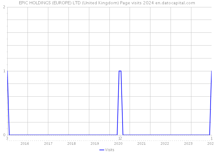 EPIC HOLDINGS (EUROPE) LTD (United Kingdom) Page visits 2024 