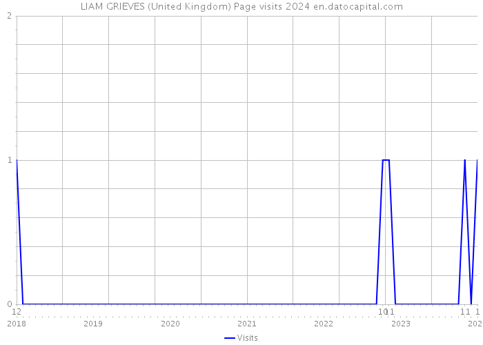 LIAM GRIEVES (United Kingdom) Page visits 2024 