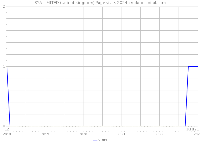 SYA LIMITED (United Kingdom) Page visits 2024 