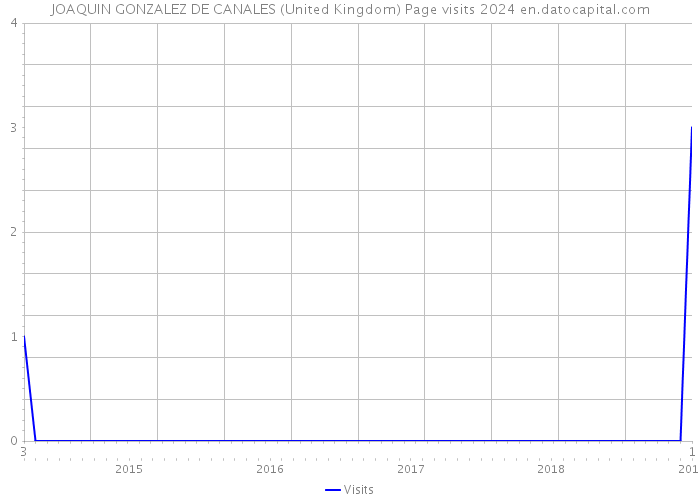 JOAQUIN GONZALEZ DE CANALES (United Kingdom) Page visits 2024 