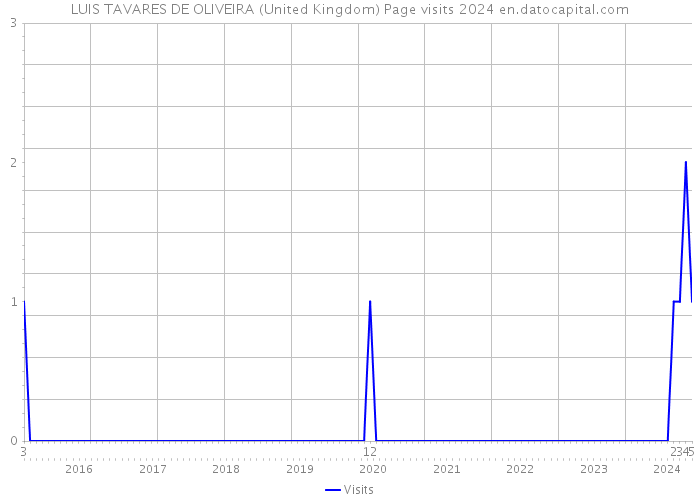 LUIS TAVARES DE OLIVEIRA (United Kingdom) Page visits 2024 