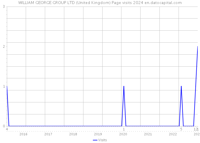WILLIAM GEORGE GROUP LTD (United Kingdom) Page visits 2024 